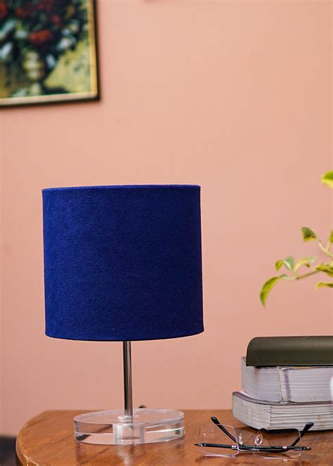 Get Celeste Table Lamp With Blue Cylindrical Shade at ₹ 2390 | LBB Shop