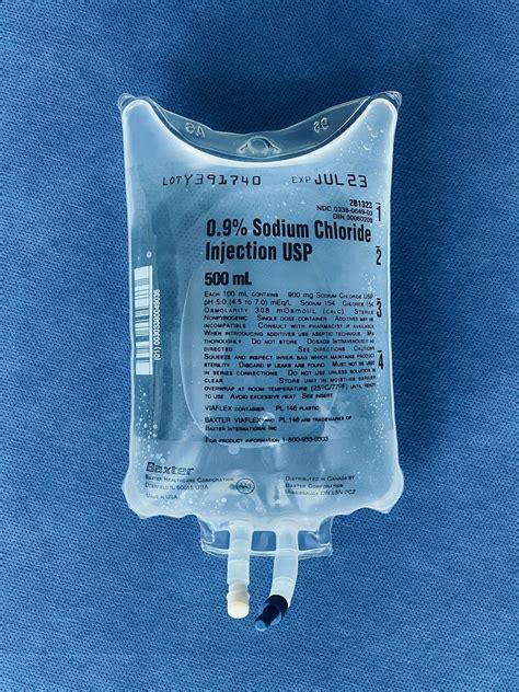 Saline Solutions – IV Fluid Supply