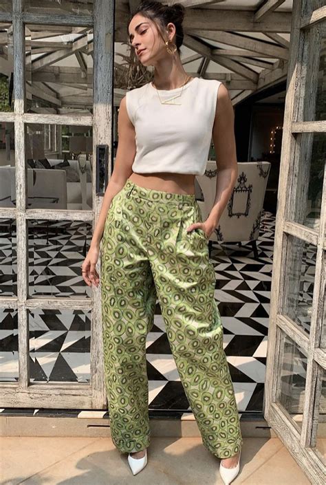 Ananya Panday shows us how to wear trousers for spring | Vogue India ...