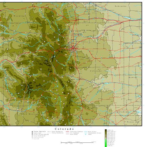 Colorado Topographic Map With Elevations at Jorge Dotson blog
