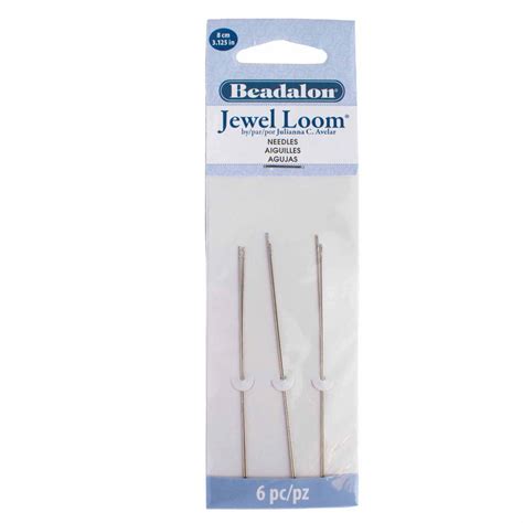 Beadalon Jewel Loom Needles, 3.125 inch (7.94cm) - 6 Needles