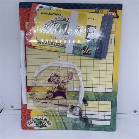 Dave Ramseys Financial Peace Jr. Commission Worksheet | eBay ...