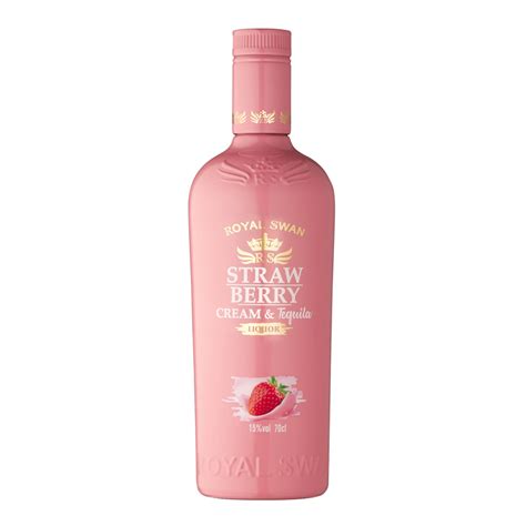 Royal Swan Strawberry CREAM & Tequila 0,7l 15% | ExcaliburShop