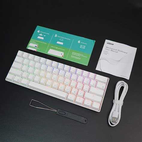 RK61 Royal Kludge Dual Mode Bluetooth 3.0&USB RGB Backlit Mechanical ...