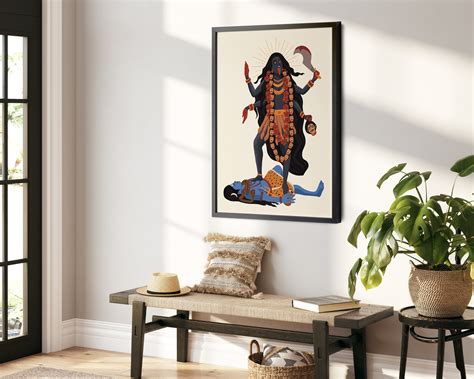 Buy Goddess Kali Art, Kali Maa, Mahakali Print, Parvati, Shakti, Hindu ...