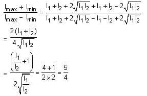 The interference pattern is obtained with two coherent light sources of ...