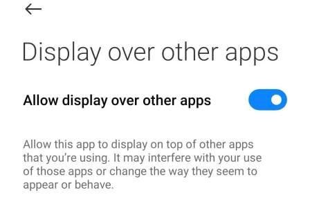 Image result for Draw Over Other Apps Example Android