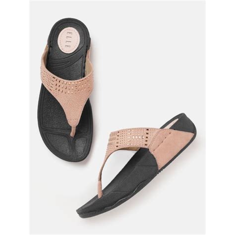 Buy ELLE Pink Round Toe Casual Wear Sandals Online