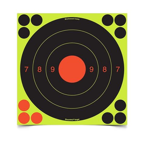 Birchwood Casey UIT Shoot-N-C 20 cm 25/50 Meter Target - 6 Targets ...