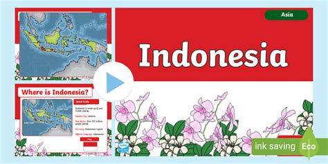 KS1 Indonesia PowerPoint (teacher made) - Twinkl