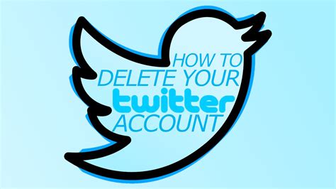How to delete Twitter accounts