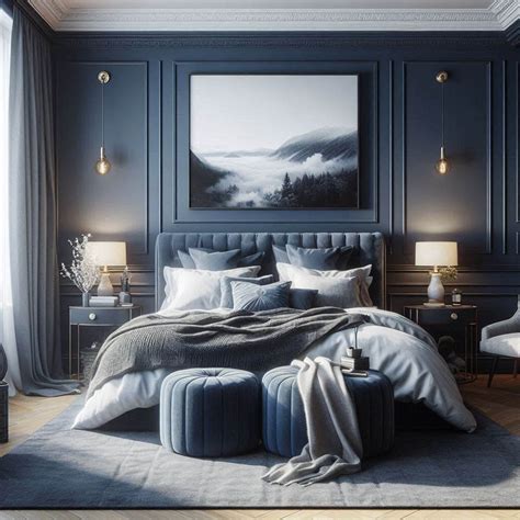 Blue Bedroom Room