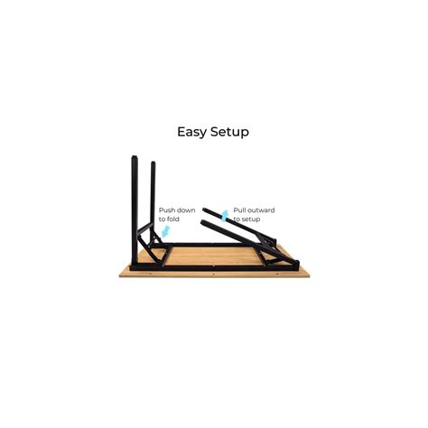 Halter Folding Desk Table, No Assembly Collapsible India | Ubuy