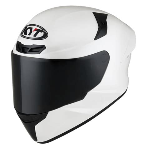 KYT TT Course Plain White - LRL Motors