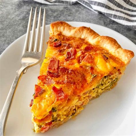 Easy Broccoli Bacon Quiche Recipe - BENSA Bacon Lovers Society