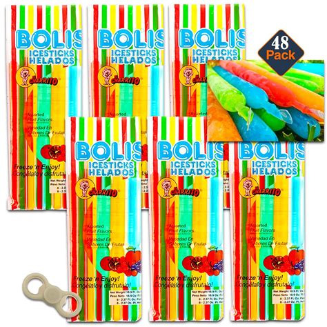 Amazon.com: Bolis Freezer Pops - 6 Packs of Bolis Helados Icesticks ...