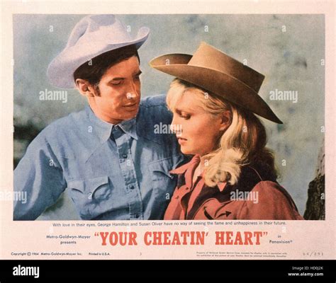 YOUR CHEATIN' HEART, from left: George Hamilton (as Hank Williams ...
