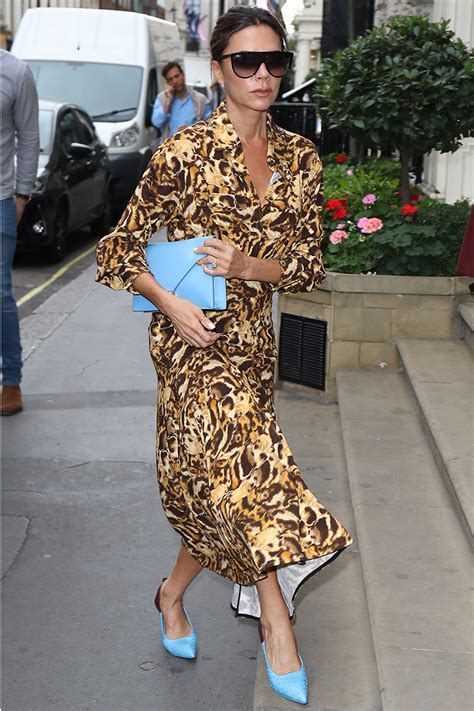Animal print during the day? Victoria Beckham shows us how it’s done ...