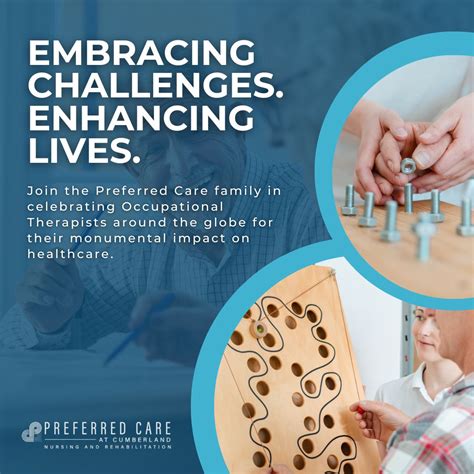 Preferred Care at Cumberland on LinkedIn: #occupationaltherapymonth # ...