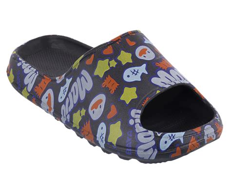 Lil Firestar Pillow Cloud Slides For Men_(M/blk)/ Slides For Boys (13 ...