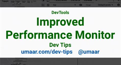 Performance Monitor 的图像结果