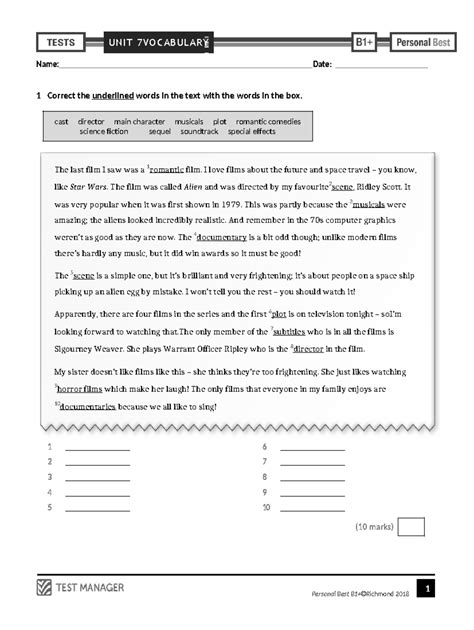 Image result for B1 Test Personal Life Topic Examples