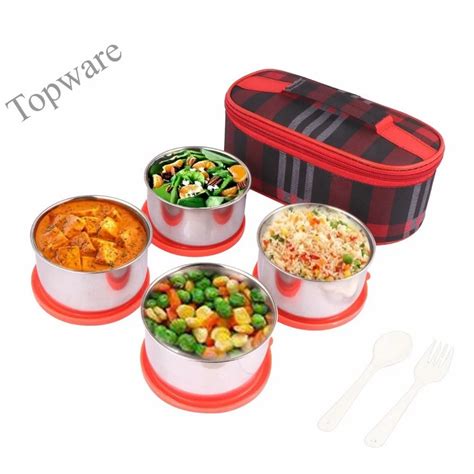 Airtight Lunch Box - Topware Carry Fresh Insulated Lunchbox ...