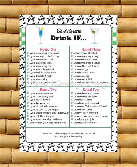 Printable Drinking Card Games - Printable Calendars AT A GLANCE