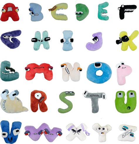 Buy vizethru Alphabet Lore Plush, Alphabet Lore Plush Animal Toys, Fun ...
