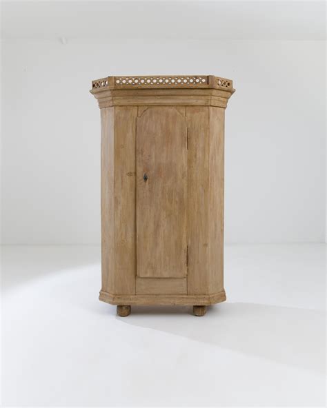 Antique Scandinavian Wooden Cabinet For Sale at 1stDibs