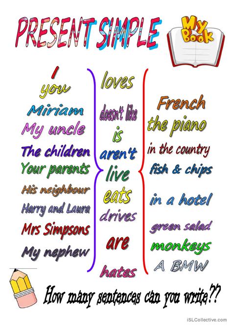 HOW MANY SENTENCES CAN YOU WRITE?: English ESL worksheets pdf & doc