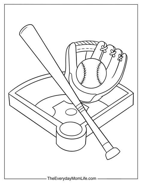 Baseball Drawing Pages 的图像结果