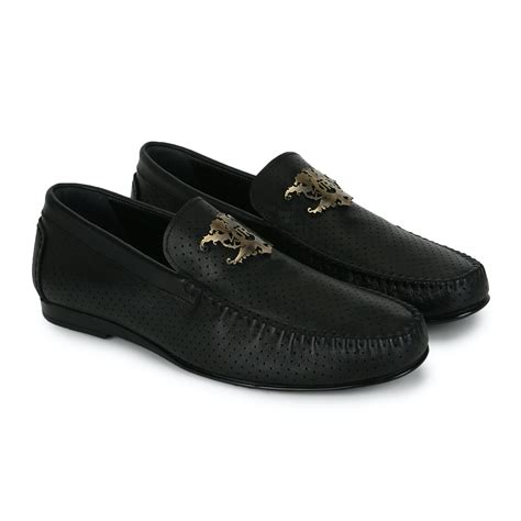 Buy Men Black Loafers Online - 690609 | The Collective