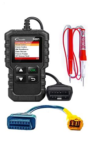 1 cord bs6 bike cable with launch creader 3001 free continuity tester ...