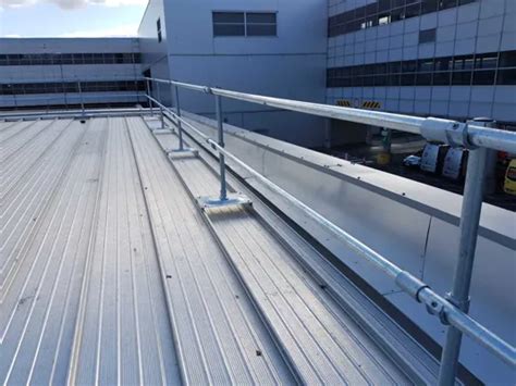 Safety Railing and Modular Guardrail made from Slip-on Railing Fittings ...