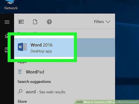 Image result for How to Convert PDF to Word 2010 Windows