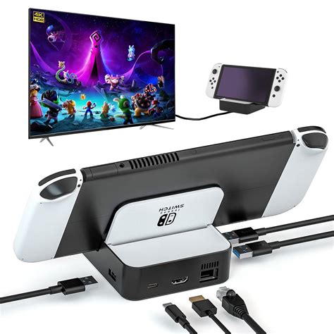 Amazon.com: TV Docking Station for Nintendo Switch/Nintendo Switch OLED ...