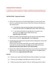 Image result for Nursing Problem Statement Examples