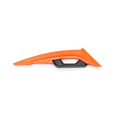 Xtremz Big Aero Fin Spoiler For Universal Bikes & Helmets - Orange Color