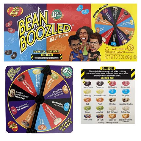 Jelly Belly Bean Boozled Jelly Beans Spinner Gift Box - 6th Edition ...