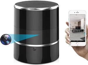 Safetynet Spy Camera in Bluetooth Speaker Camera 4K for Home Security ...