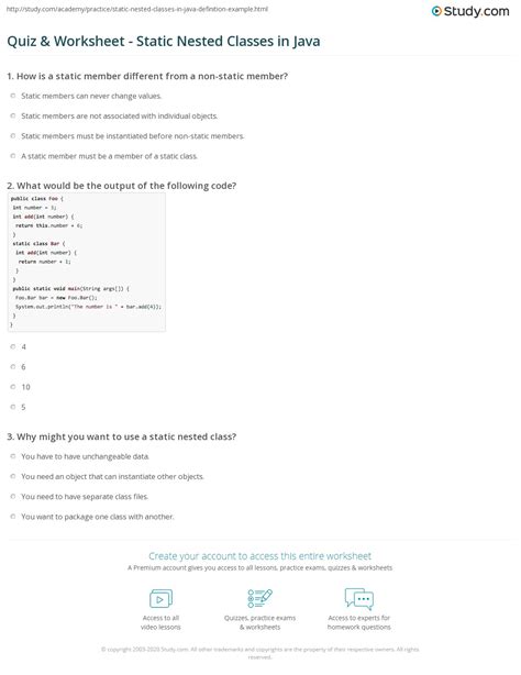 Image result for Static Nested Class Java