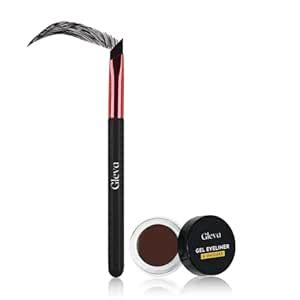 Buy Gleva Compact Gel Eyeliner with Eyebrow Brush, Waterproof Long ...