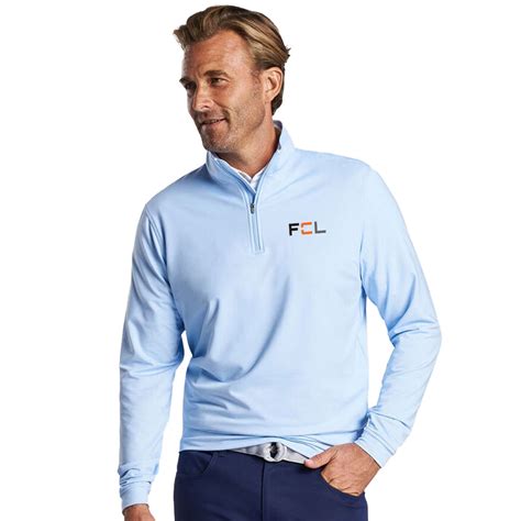 Peter Millar Perth Mini-Stripe ¼ Zip Pullover