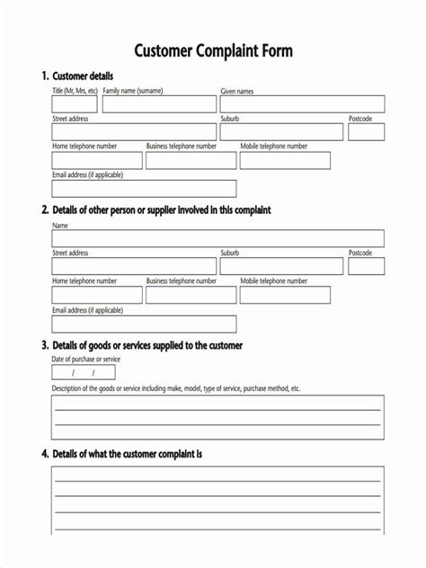 Image result for Customer Resolution Form