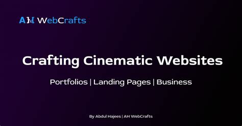 Abdul Hajees | Freelance Web Designer & Developer | AH WebCrafts