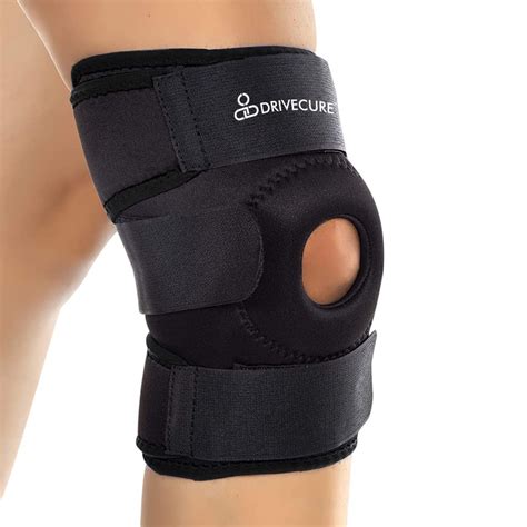 Buy DRIVECURE Knee Brace Open Patella | Knee Cap |Pack of 1, Black ...