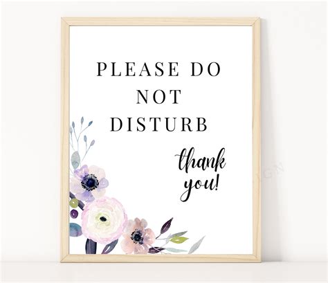 Printable Do Not Disturb Template - Printable Free Templates