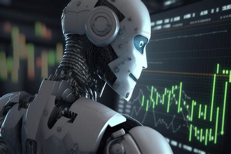Humanoid robot using artificial intelligence to analyze stock market ...