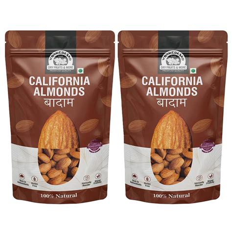 WONDERLAND FOODS (DEVICE) 800 Gram (400 Gram X 2) California Almond NP ...